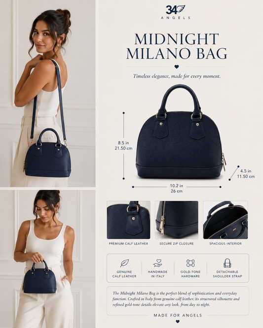 Midnight Milano Bag