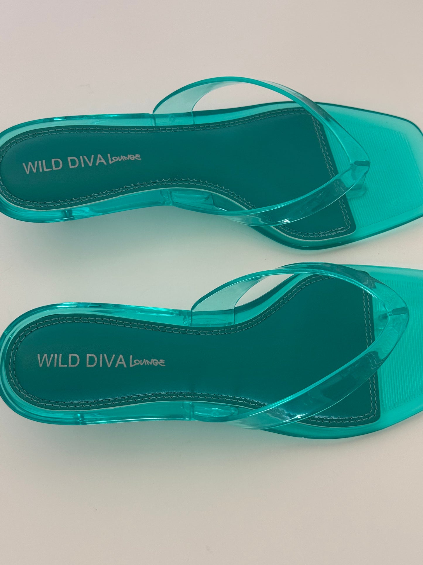 Mermaid Glass Kitten Heel