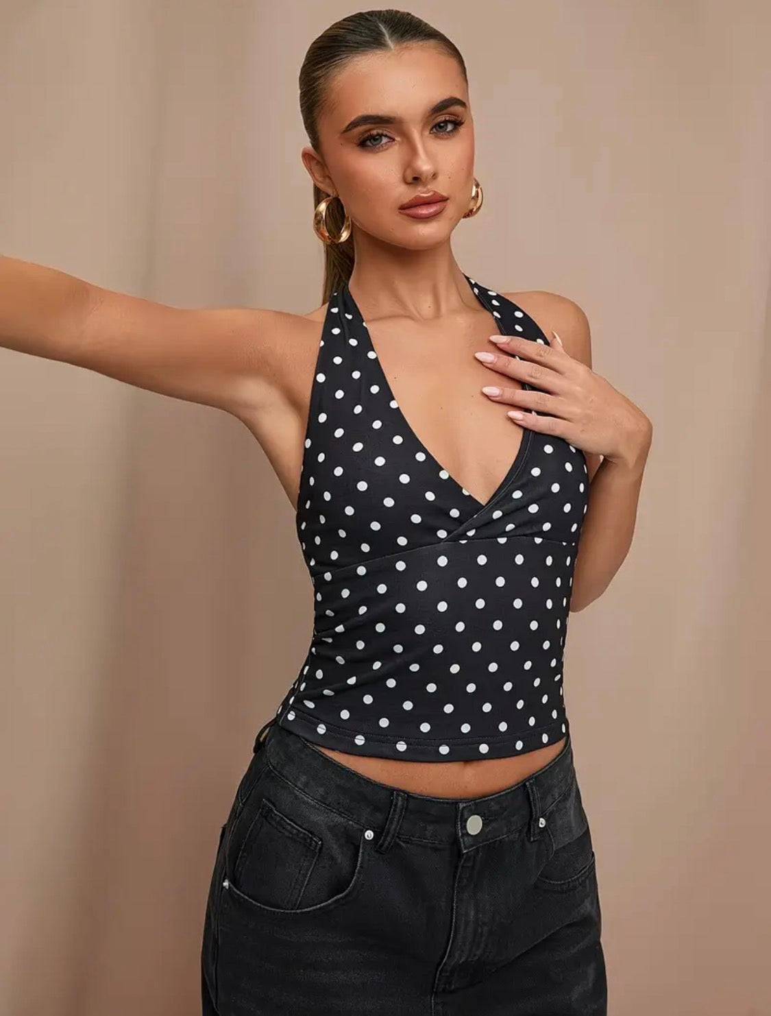Polka Dot Halter