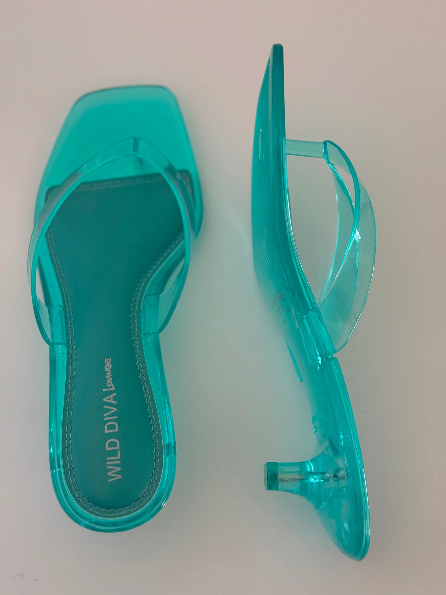 Mermaid Glass Kitten Heel
