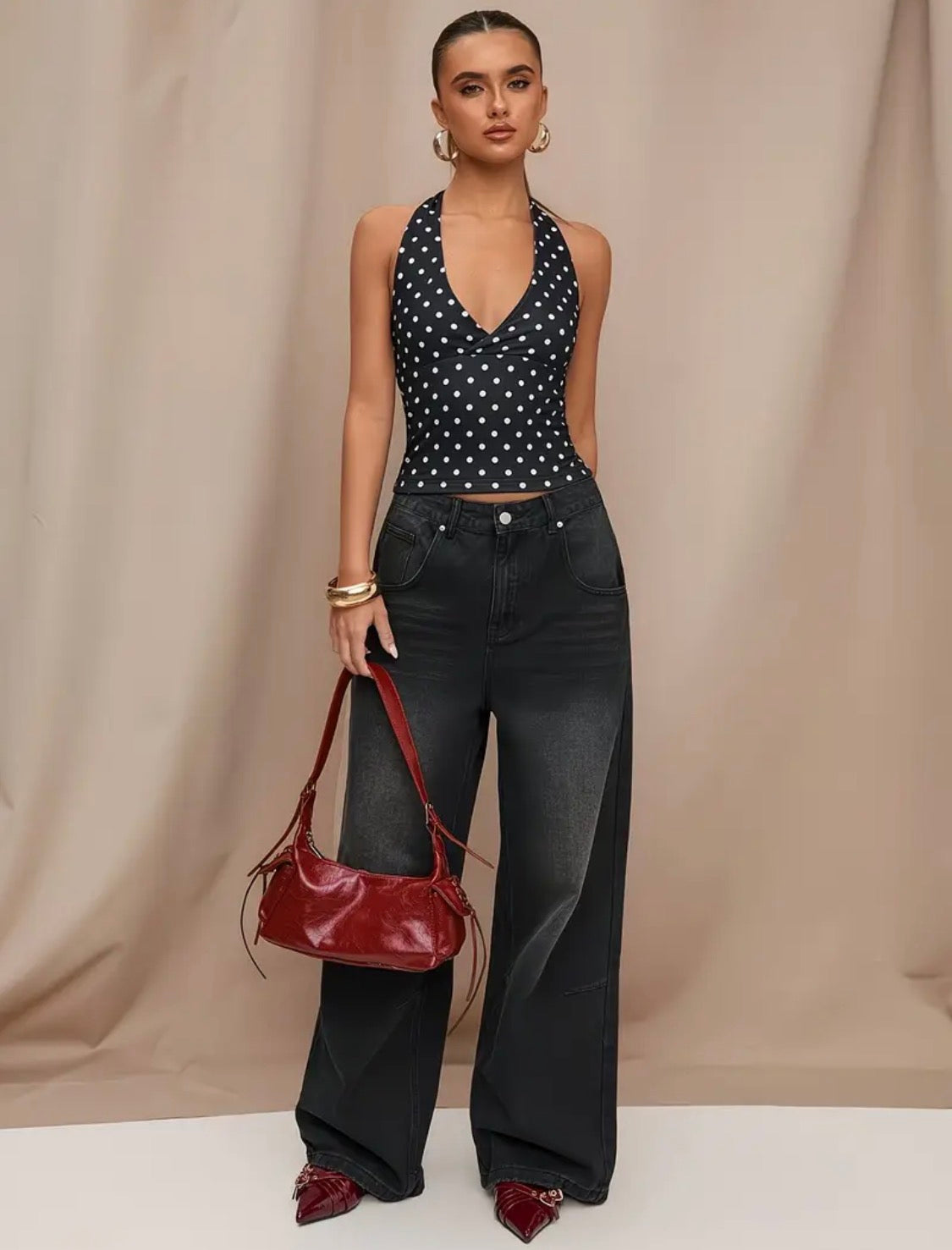 Polka Dot Halter