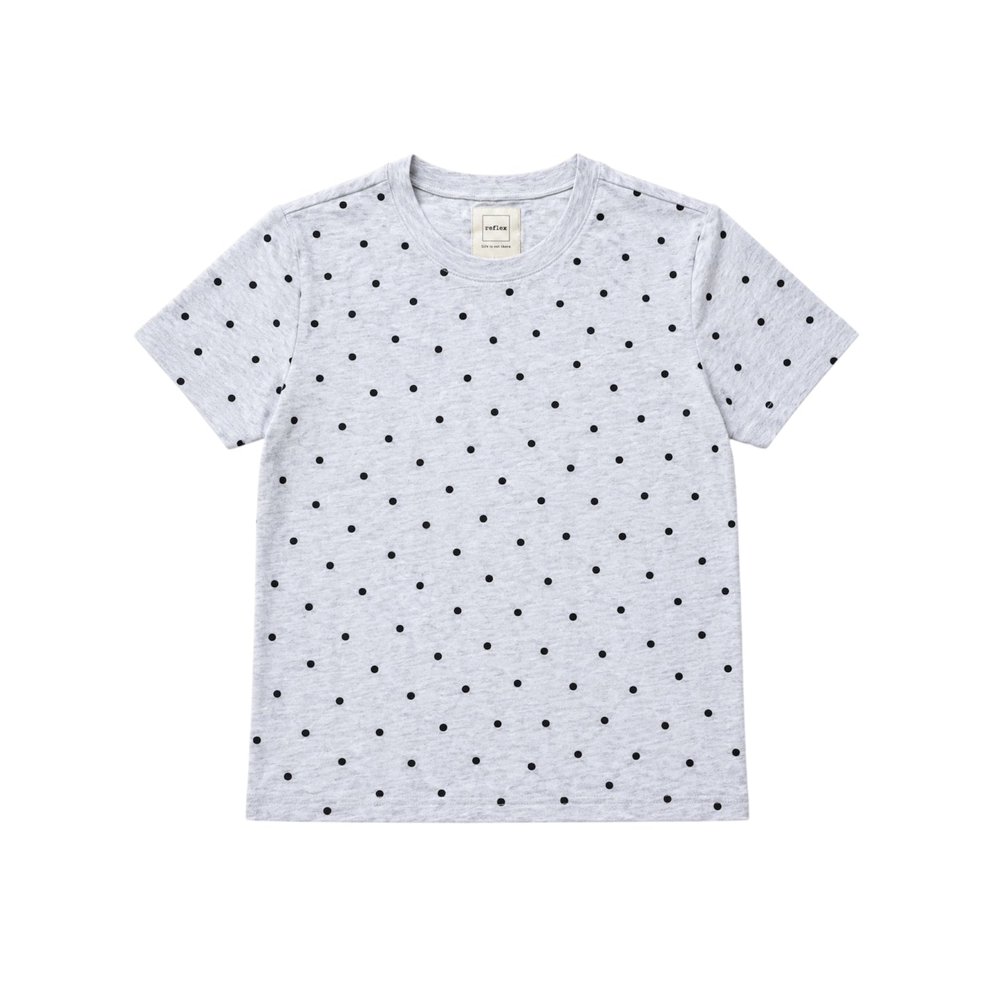 Grey Polka Dot Tee