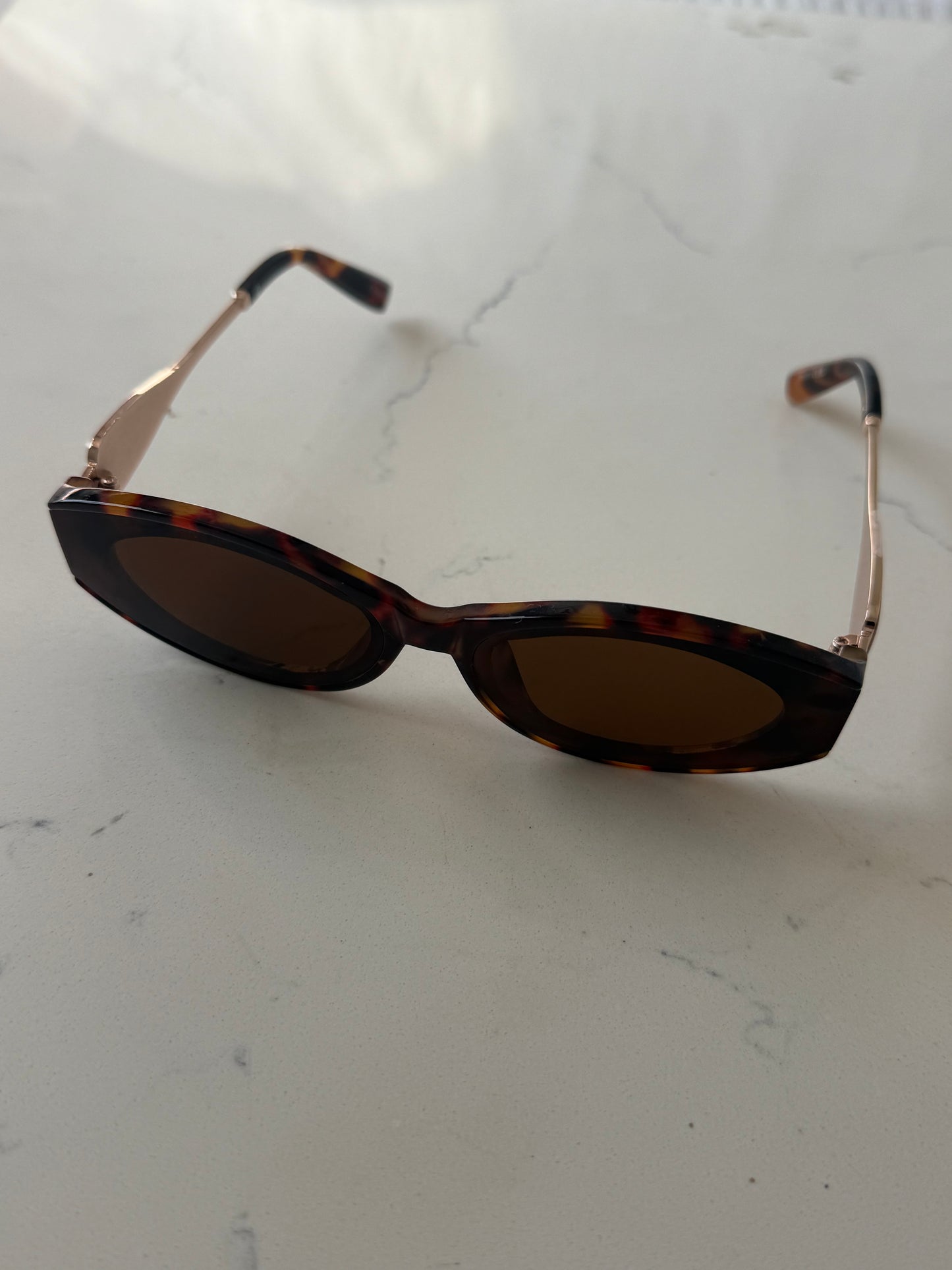 Black Cat-Eye Sunglasses