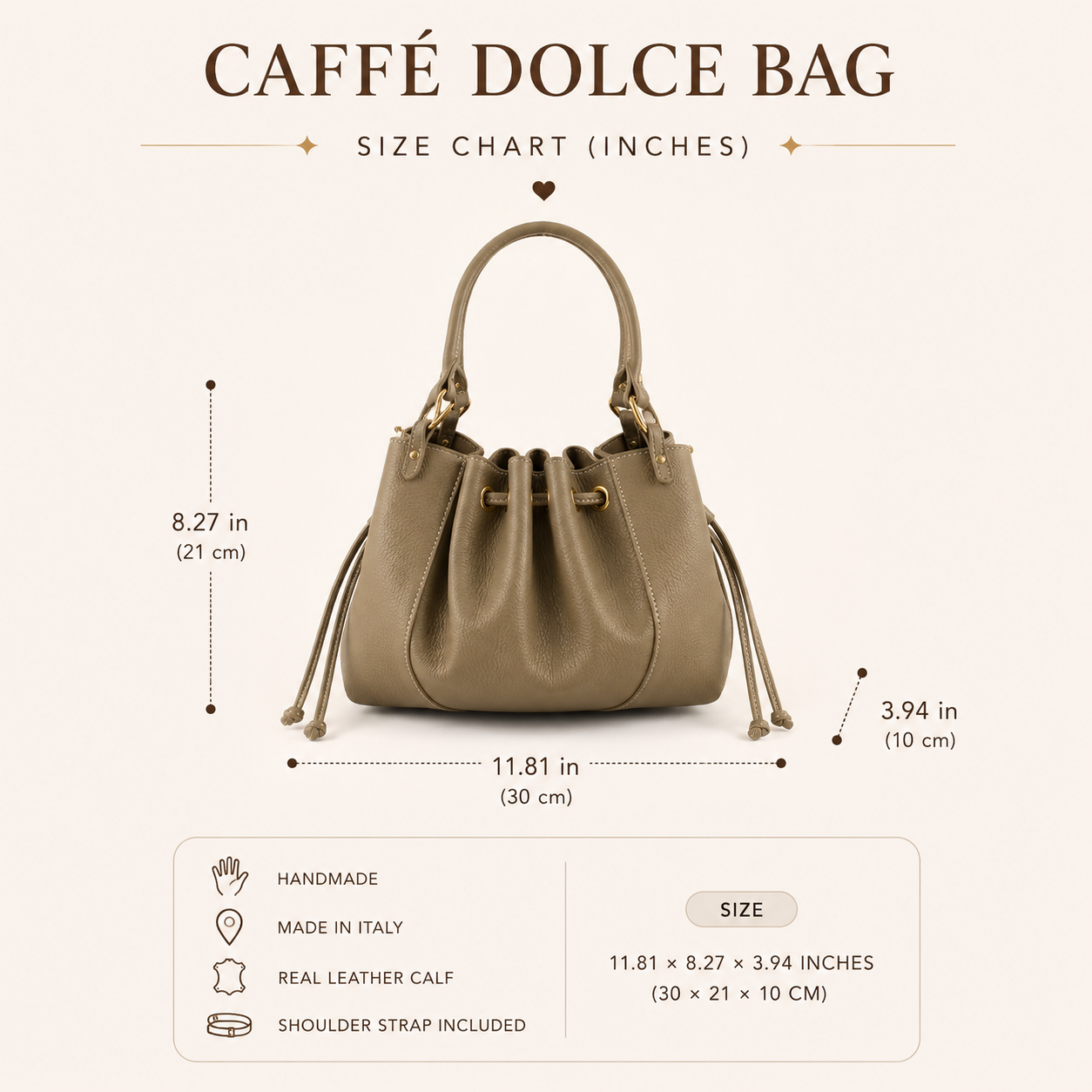 Caffé Dolce Bag
