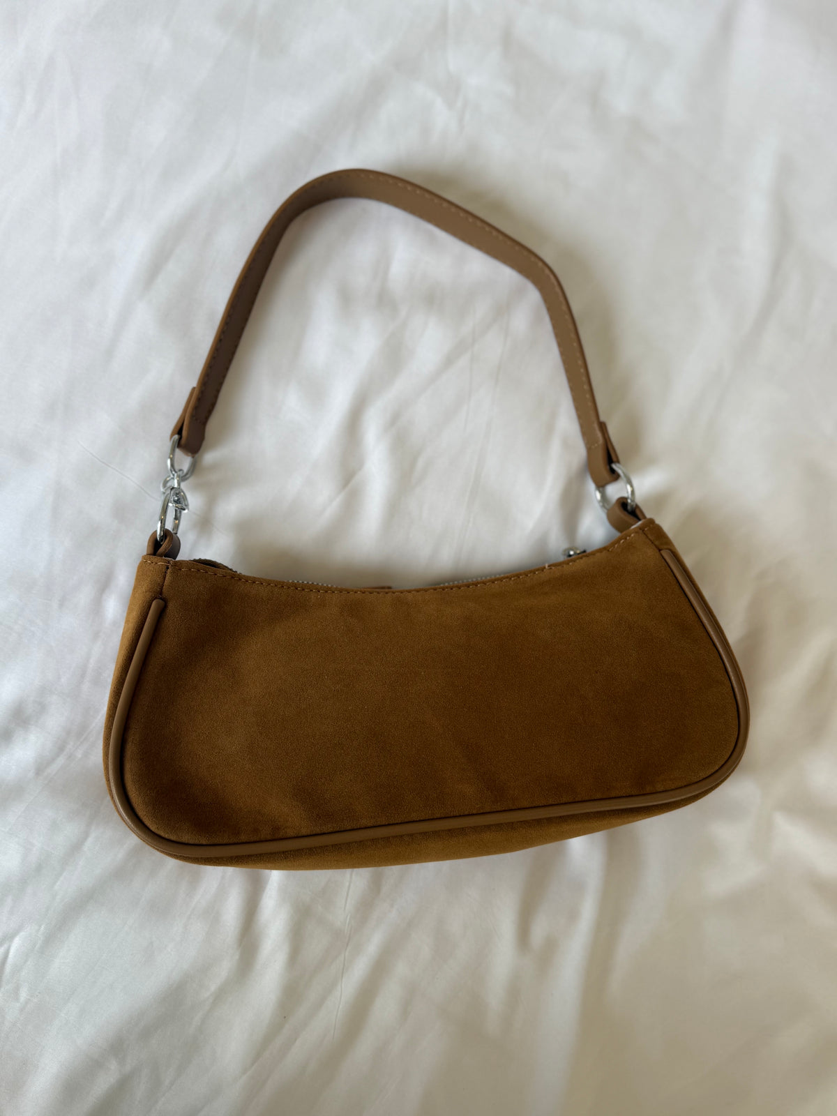Camel Buckle Shoulder Bag