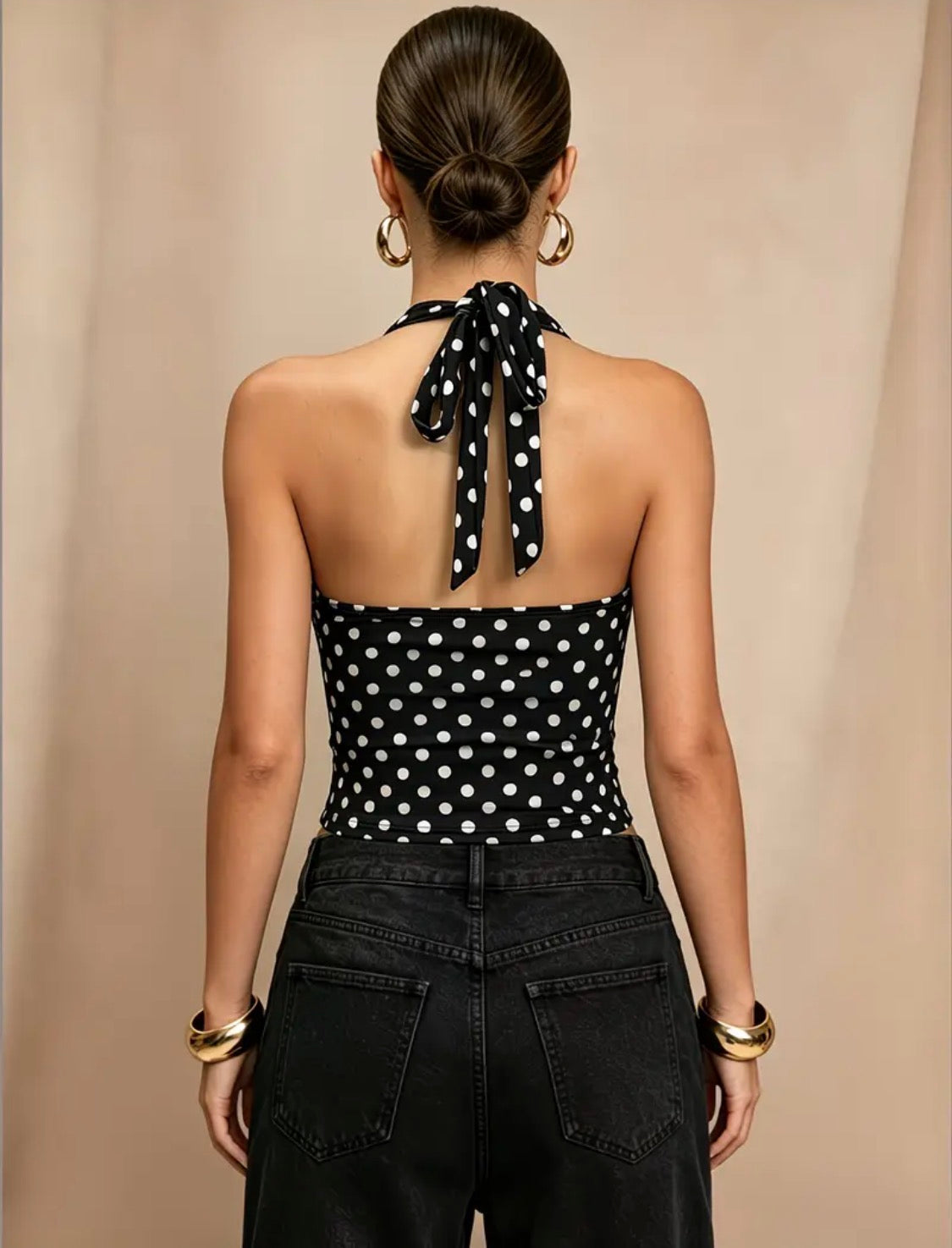 Polka Dot Halter