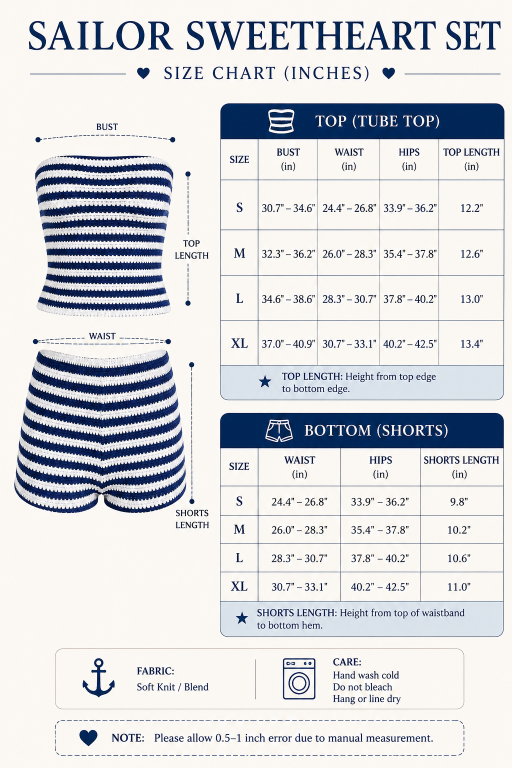 Sailor Sweetheart Set