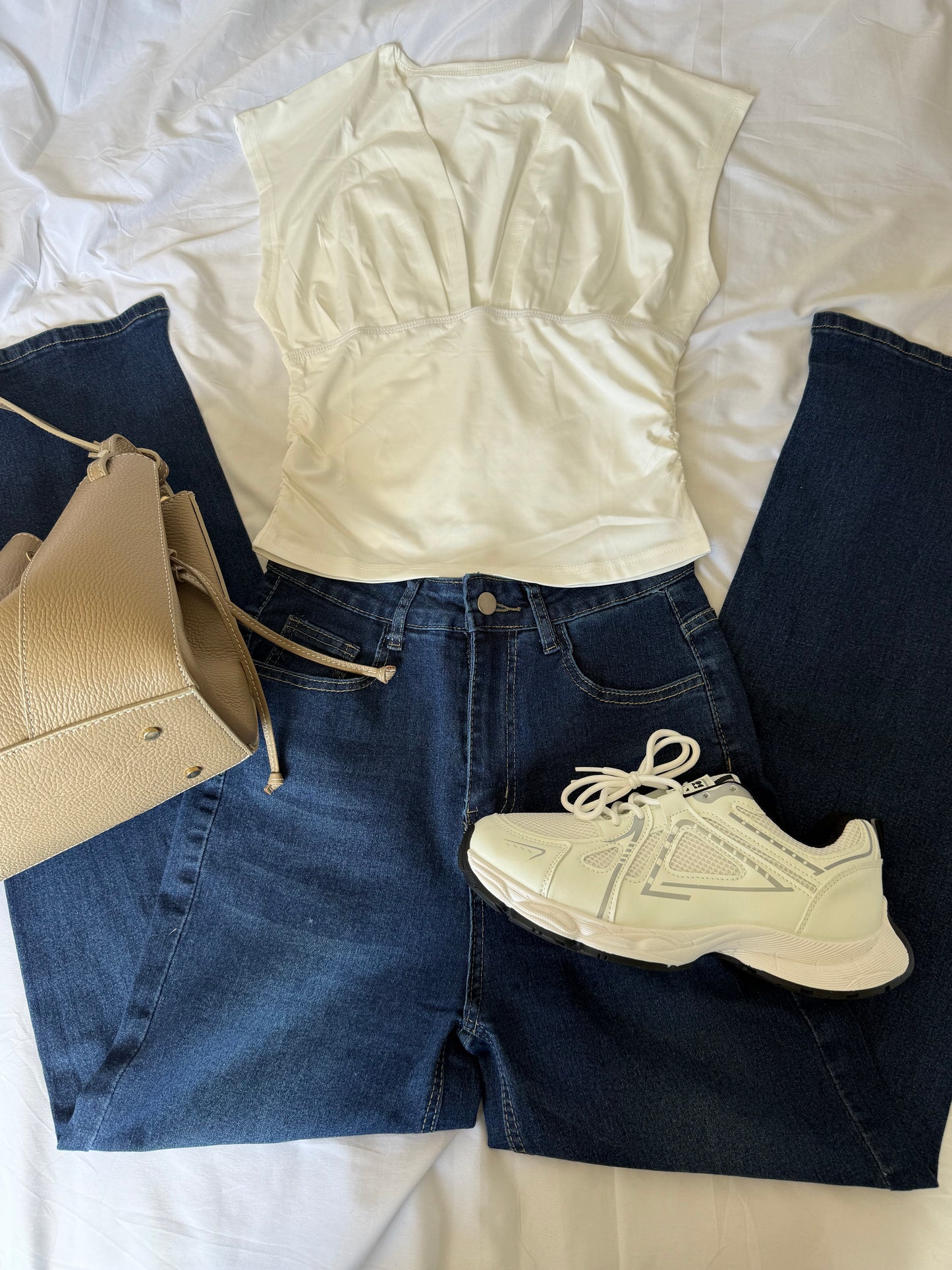 Dark Wash Wide Leg Jeans