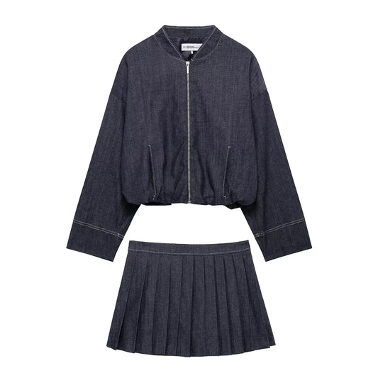 Midnight Angel Denim Set