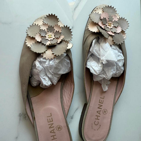 Vintage Chanel Mules
