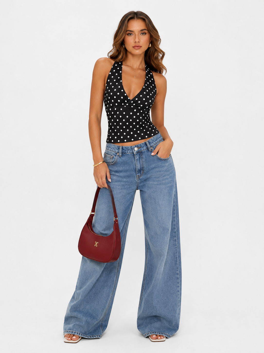 Polka Dot Halter