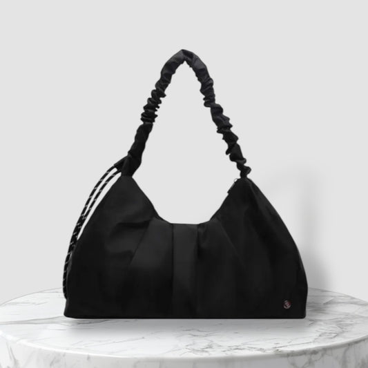 Ruched Handle Tote Bag